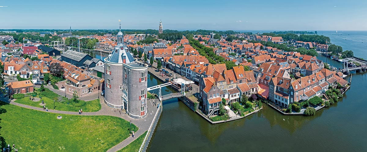 Enkhuizen, by the IJssel Lake